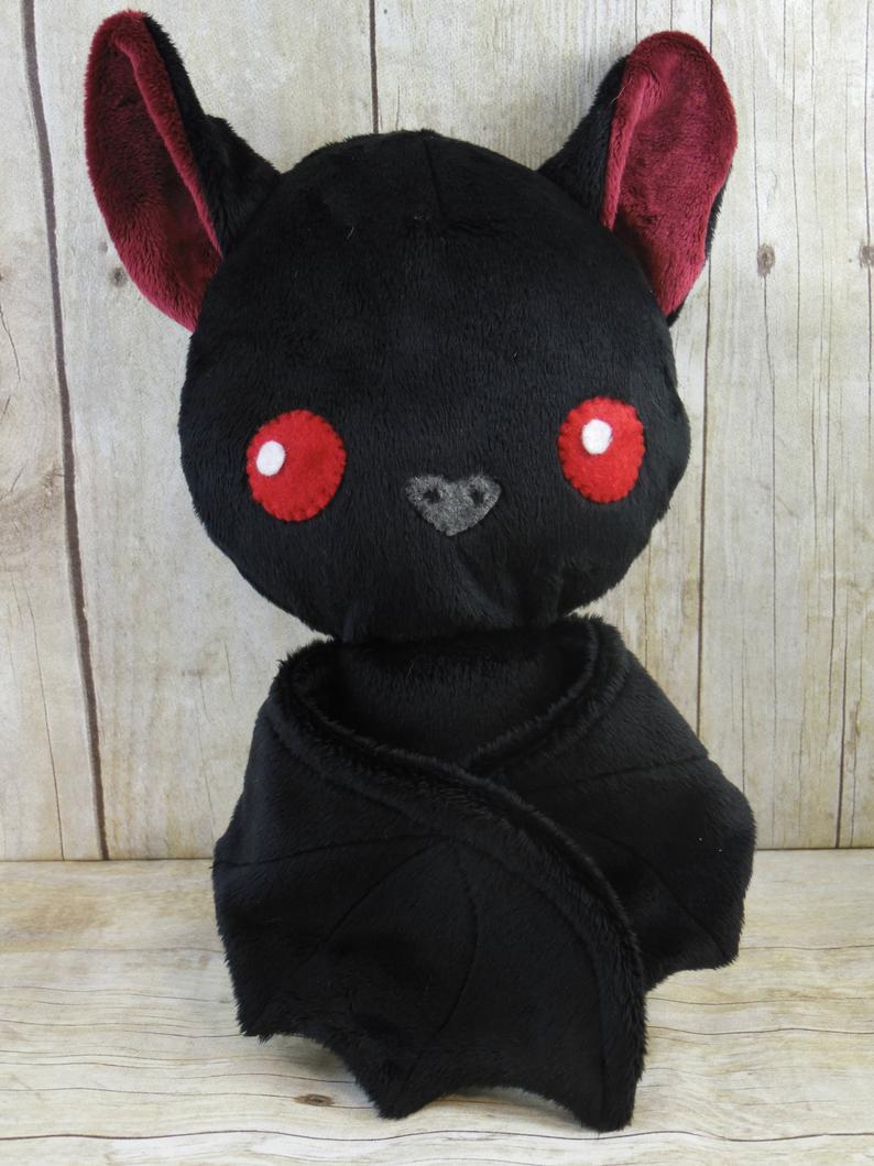 3 Sizes Plush Bat Made to Order Glow in the Dark Constellations