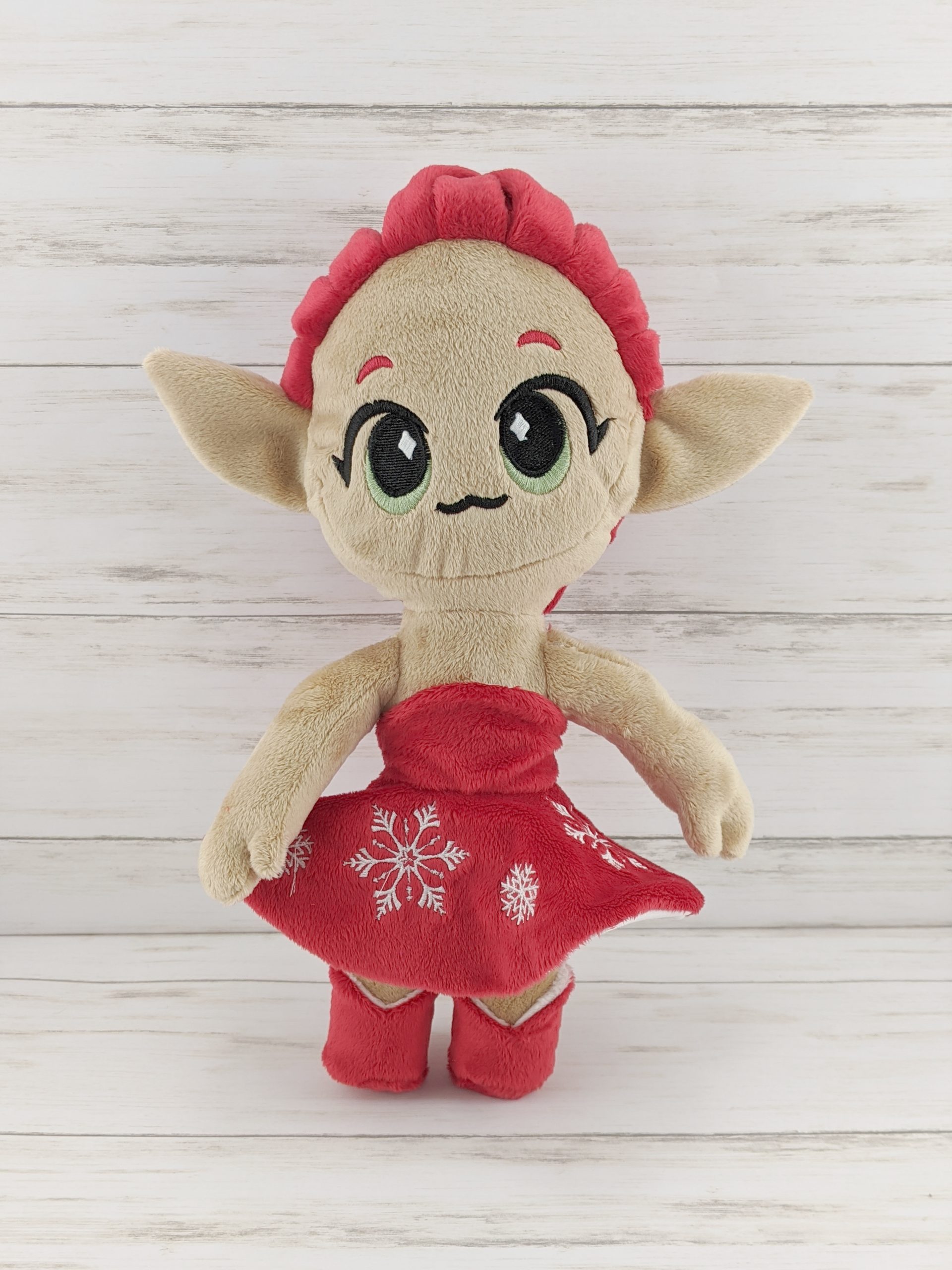christmas elf stuffed toy
