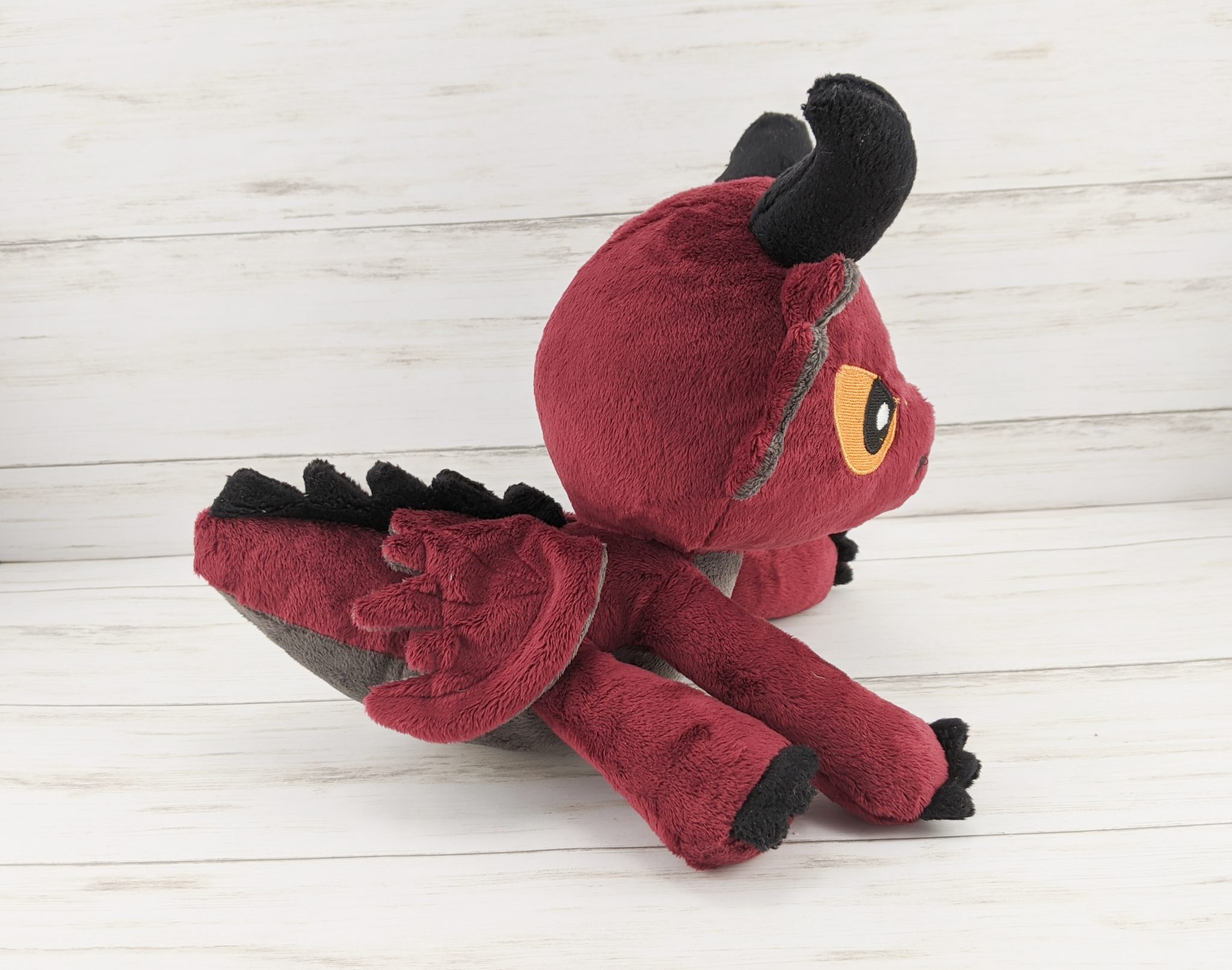 dragon plush red