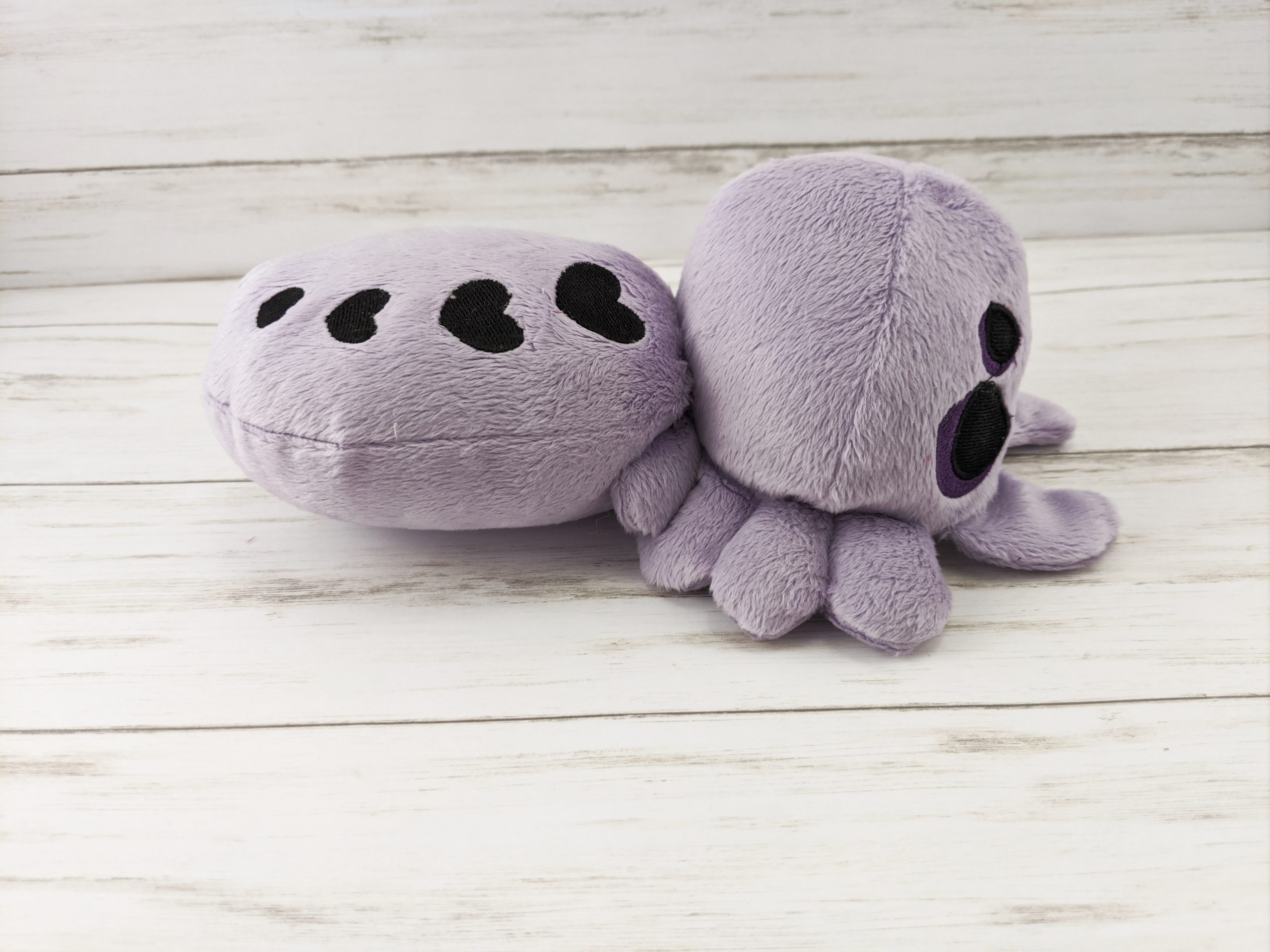 pink spider plush