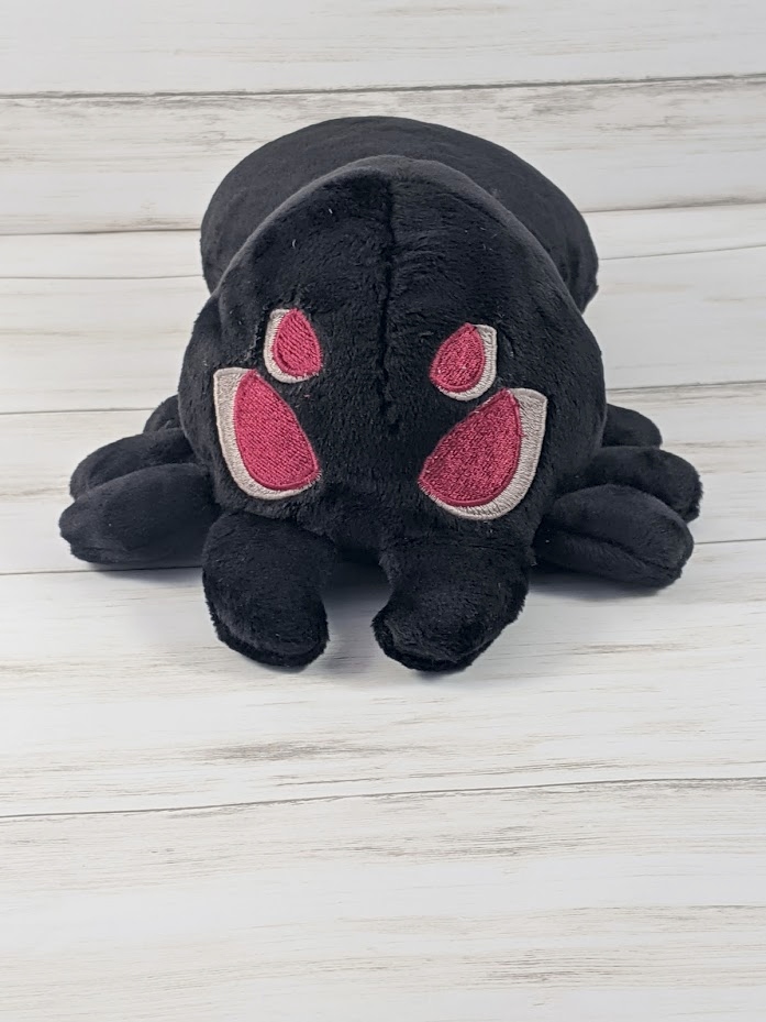 black widow spider plush