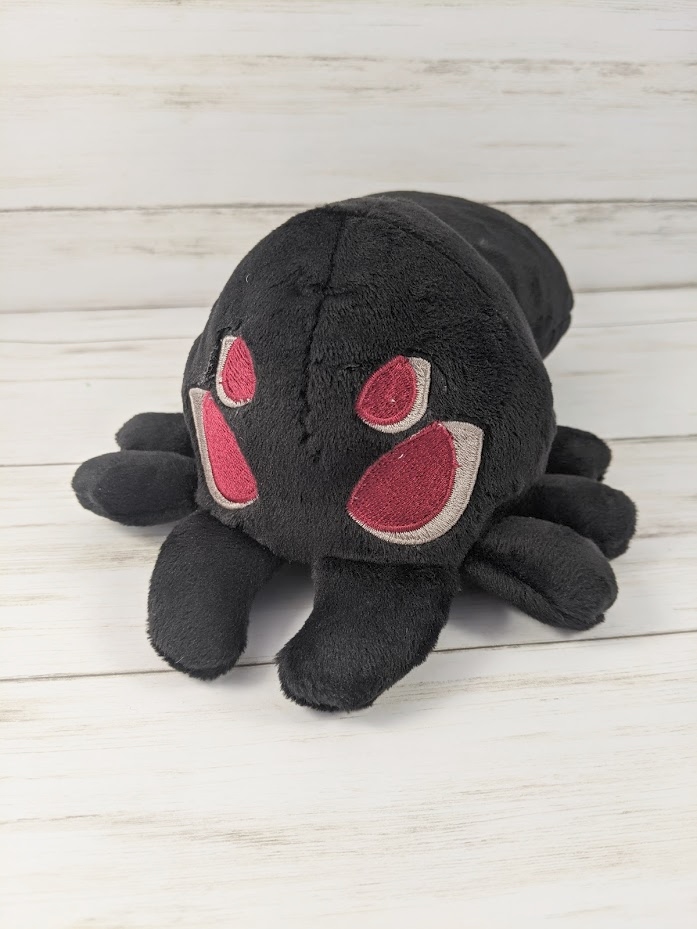 black widow plush toy