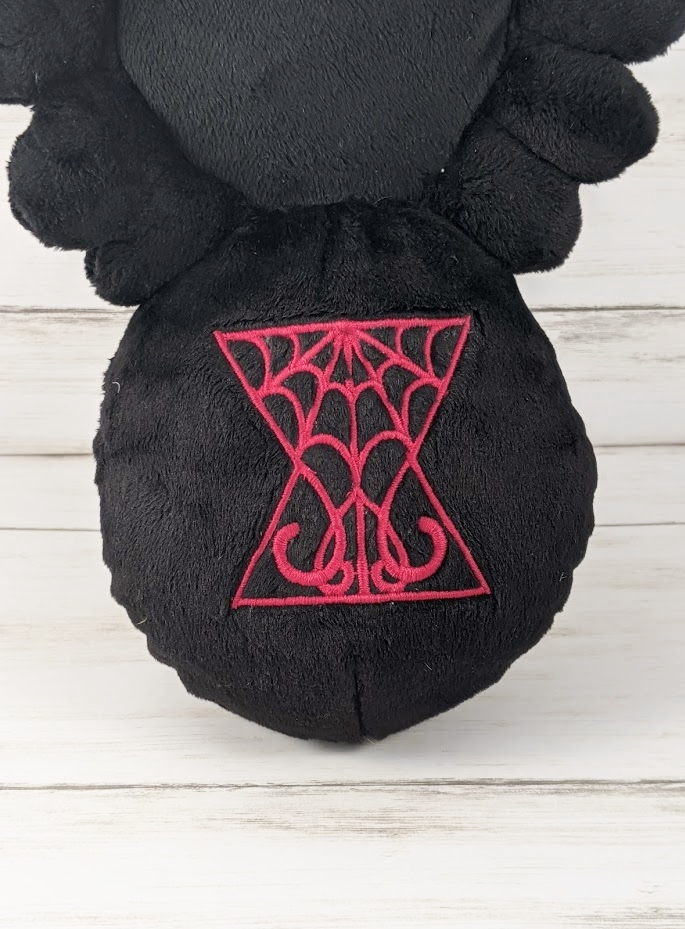 black widow spider plush